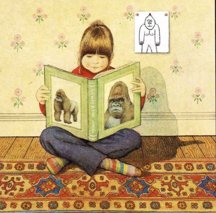 ABrownechildren-reading-girl-reading